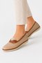 Women's Orthopedic Comfort Sole Rubber Detail Casual Shoes Beige - 2