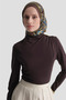 Drape Badi Bitter Brown with Accessories - 2