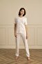 18272 Women's Buttoned Short Sleeve Pajama Set - 2
