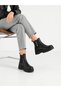 Women's Double Elastic Side Boots with Stone Details - 2