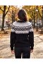 Nordic Patterned Buttoned Knitwear Cardigan - 5