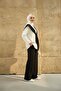 Women's Shoulder Shawl with Tie Detail, Suitable for Hijab, Comfortable Fit, Two-Piece Set - 3