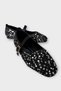 Women's Sequined Belted Ballerinas Silver - 2