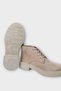 Nubuck Rubber High Sole Women's Boots Cream - 5