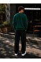 Men's Adventure Await Mountain Patterned Typography Printed Crew Neck Regular Fit Men's Tracksuit Set /Straight Leg Bottom - 2