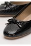 Women's Bowknot Ballerina Shoes Black - 4