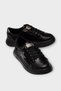 Women's Star Detail Stylish Sneaker Shoes Black - 2