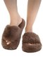 Furry Extra Soft Women's House Slippers Brown