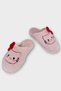 Warm Winter Women's House Slippers with Hellokitty Figure Pudra-Red - 6