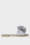 Women's Rose Flower Gift Bundle Dowry Slippers Gray