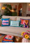 Colorful 3-Piece Suede Throw Pillow Cover Set - Decorative 3-Piece Throw Pillow Cover