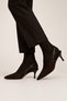 Banded Satin Pointed Toe Heeled Women's Sandals (5cm) Brown - 2