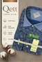 Long Sleeve Patterned Cotton Poplin Slim Fit Men's Shirt - 2