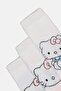 Kids Girl 3 Pairs Hello Kitty Socks, White - 3