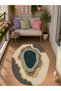 Sdt Agate Patterned Modern Woven Base Decorative Carpet Sdtamour4134 - 3