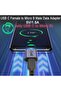 محول USB C أنثى إلى Micro B ذكر عالي السرعة، نقل بيانات بسرعة 10 جيجابت في الثانية وشحن للأقراص الصلبة الخارجية - 5