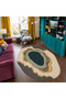 Sdt Agate Patterned Modern Woven Base Decorative Carpet Sdtamour4134 - 2