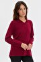 Women's Polo Collar Beaded Embroidered Lycra Blouse V.Çürüğü
