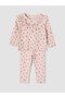 Pink Floral Girls' Tights Set