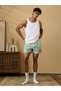 Men Green Striped Garfield Sleepy Boxers - 3
