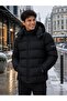 Men's Removable Hooded Puffy Coat - 6