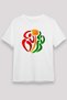 Korfball Printed Unisex White T-Shirt - Tshirt