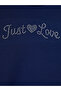 Lcw Kids Navy Blue Stoned Girls' Soft Touch Set - 7