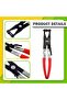 3Pcs Universal Auto CV Joint Boot Clamp Pliers Tool Set, Includes Banding with Cutter, CV Joint Boot - 5