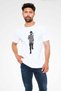 Running Printed Unisex White T-Shirt - Tshirt - 2