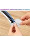 40 Pcs Self Adhesive Cable Ties Wire Organizer, Adjustable Cord Straps for Cable Management, Strong - 4