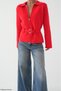 Collared Double Zippered Premium Cardigan with Self-Belt - 3