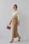Women's Polo Collar Striped Tricot Tunic Dress - 2