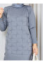 Cold Yarn Self-Star Patterned Tunic - 3