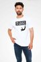 Bungee Jumping Printed Unisex White T-Shirt - Tshirt - 2