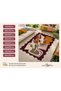 Sdt Crane Bird Patterned Woven Base Decorative Carpet Sdtamour4137 - 3
