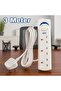 Powermax 3in1 Power Strip Extension Socket, 3-Outlet Extension Cord with 3M Extension Cable | Power - 3