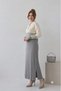 Women's Polo Collar Striped Tricot Tunic Dress - 4