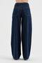 Women's Waist Plaid Shirt Fabric Removable Design Jeans as Per Request - 5