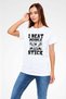 Lacrosse Printed Unisex White T-Shirt - Tshirt - 3
