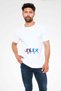 Running Printed Unisex White T-Shirt - Tshirt - 2