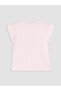 Lcw Baby Pink Printed Baby Girl Shorts Set - 6