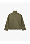 Pocket Detailed Snap Button Washable Stand Collar Long Sleeve Seasonal Jacket - 2