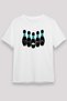 Bowling Printed Unisex White T-Shirt - Tshirt