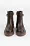 Valen Zippered, Buckled, Short Women's Boots with Elastic Edges - 4