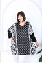 Women's Lycra Viscose V-Neck Plus Size Tunic - 3