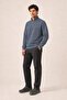 Krivs Crew Neck Regular Fit Winter Sweatshirt Anthracite - 3
