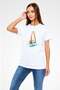 Windsurfing Printed Unisex White T-Shirt - Tshirt - 3