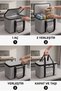 40 L Thermal Camping and Picnic Food Carrying Bag Cooler Ice Bag Gray - 3