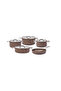 Stone-Age Terra 9 Piece Non-Scratch Fireproof Non-Stick Induction Cookware Set