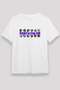 Pentathlon Printed Unisex White T-Shirt - Tshirt